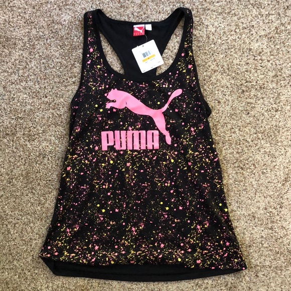 Puma Tops - Women’s New Racerback Puma Speckle Tank Top